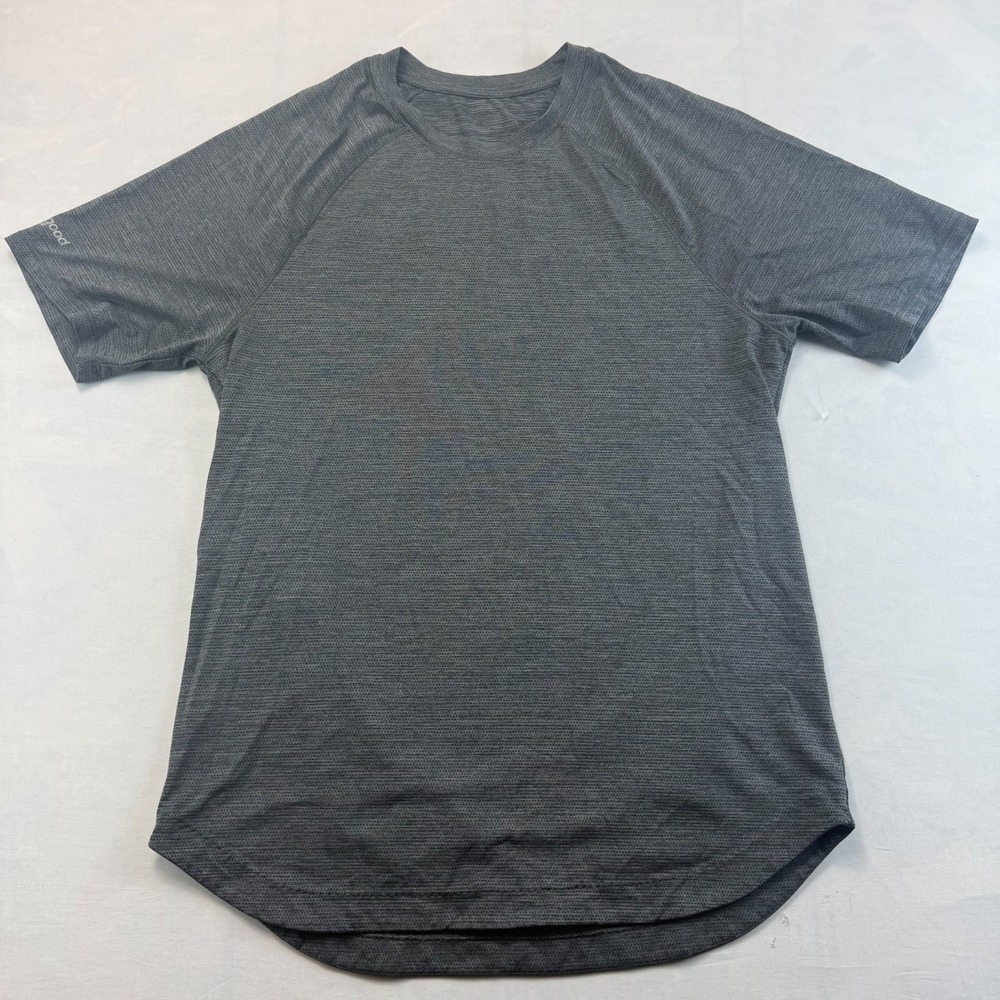 Good Good Active Small Shirt Men Gray Heather Short Sleeve Athletic Performance